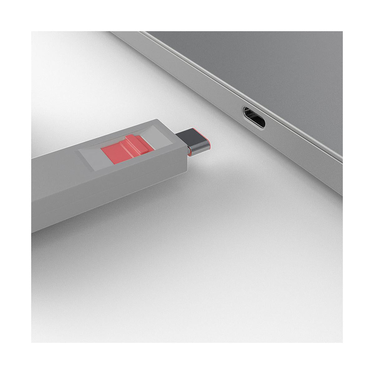 Lindy 40425 clip sicura Bloccaporte chiave USB tipo-C Rosa 5 pz