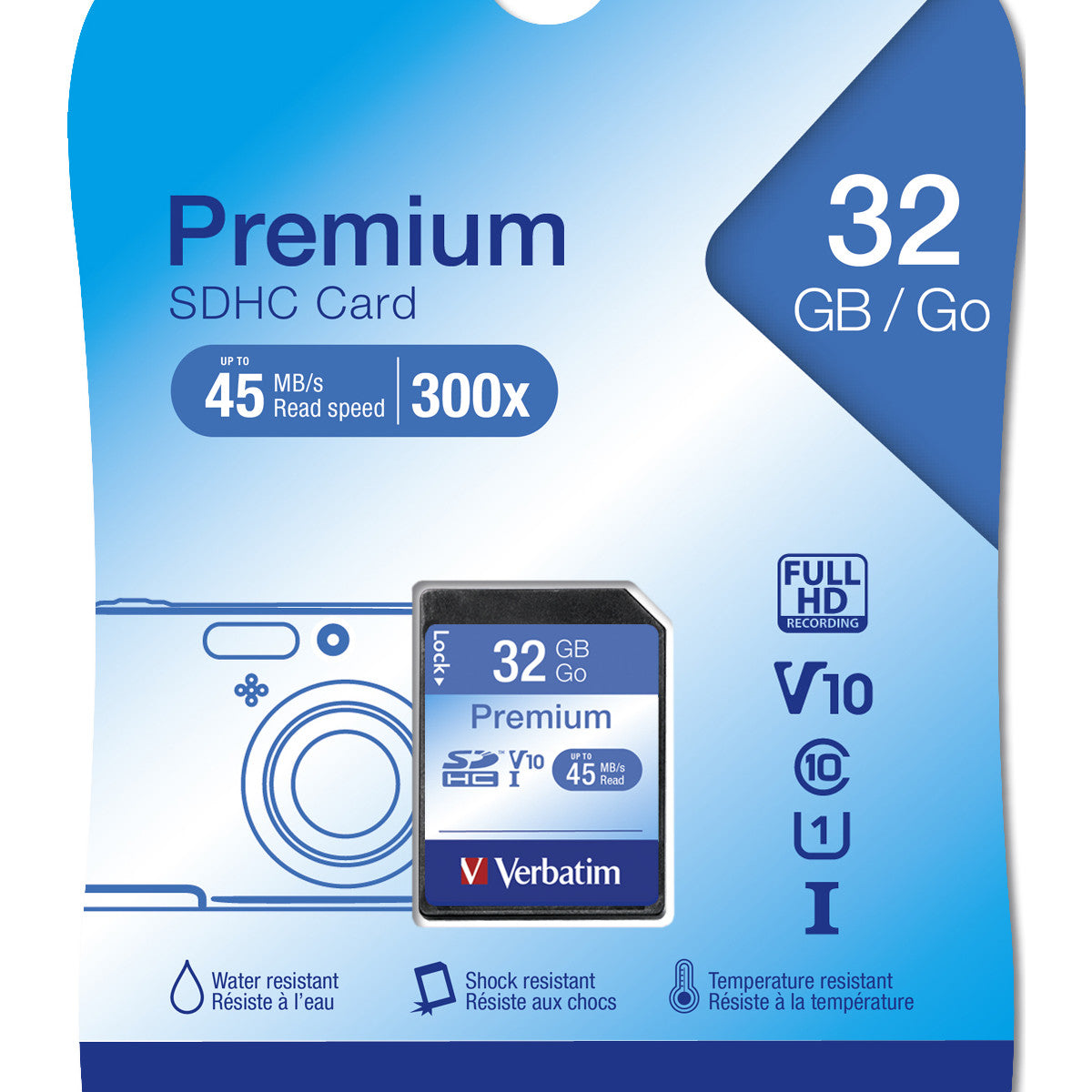 Verbatim Premium 32 GB SDHC Classe 10