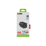 SBS TETRGAN1C45W Caricabatterie per dispositivi mobili Cuffie. Computer portatile. Smartphone. Orologio intelligente. Tablet Nero AC Ricarica rapida Interno