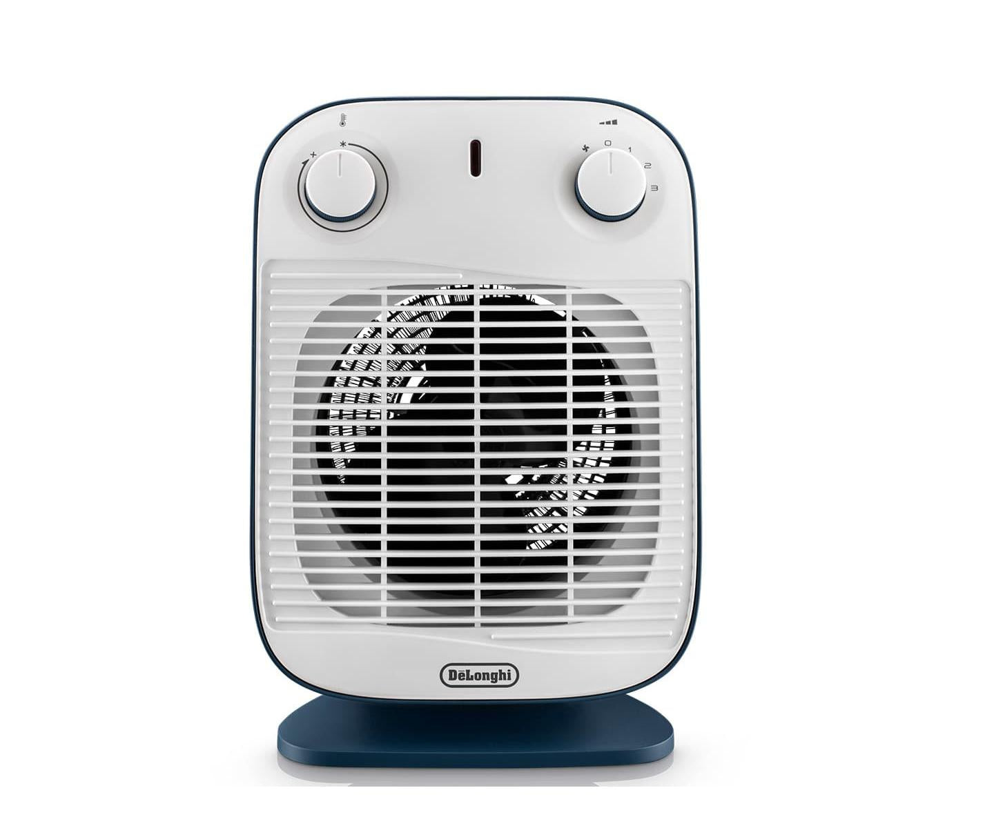 De Longhi HFS50B20.AV Interno 2000 W Riscaldatore ambiente elettrico con ventilatore Blu Bianco