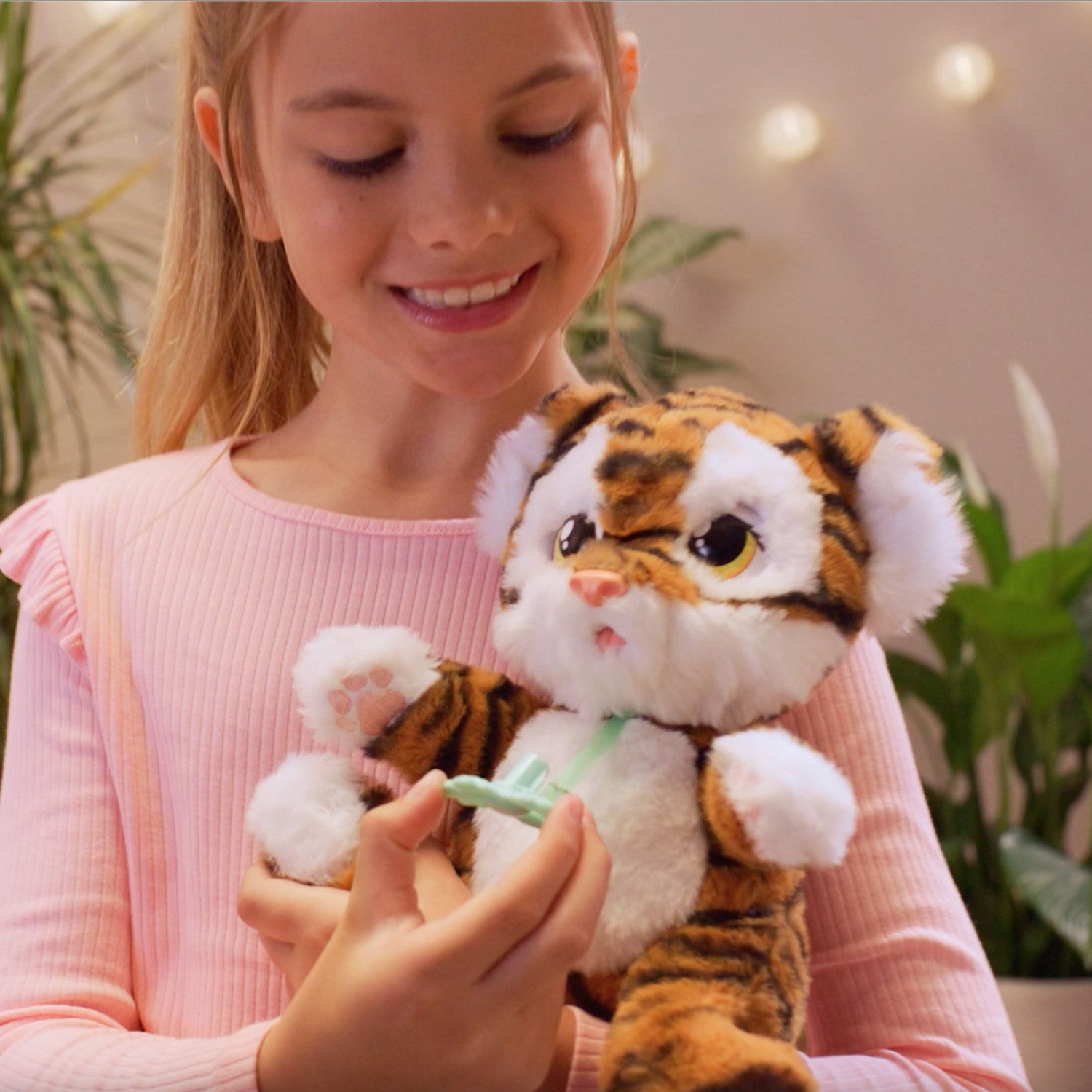 Peluche Imc Toys 927650 BABY PAWS Tigre sonoro con bag