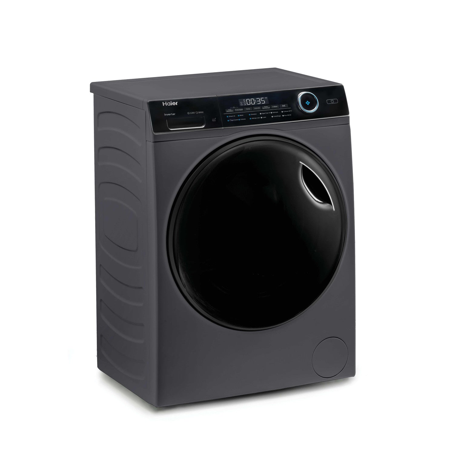 Haier I-Pro Series 5 I-Pro Serie 5, Lavatrice Slim 10 KG, 40 più efficente della classe A, 1400 giri, Antracite, Inverter, Refresh, Wi-Fi, HW100BP14959SEIT