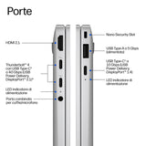 HP E4LG6AT laptop Copilot+ PC Intel Core Ultra 7 356H Ibrido (2 in 1) 35,6 cm (14") Touch screen WUXGA 32 GB LPDDR5x-SDRAM 1 TB SSD Wi-Fi 7 (802.11be) Windows 11 Pro Argento