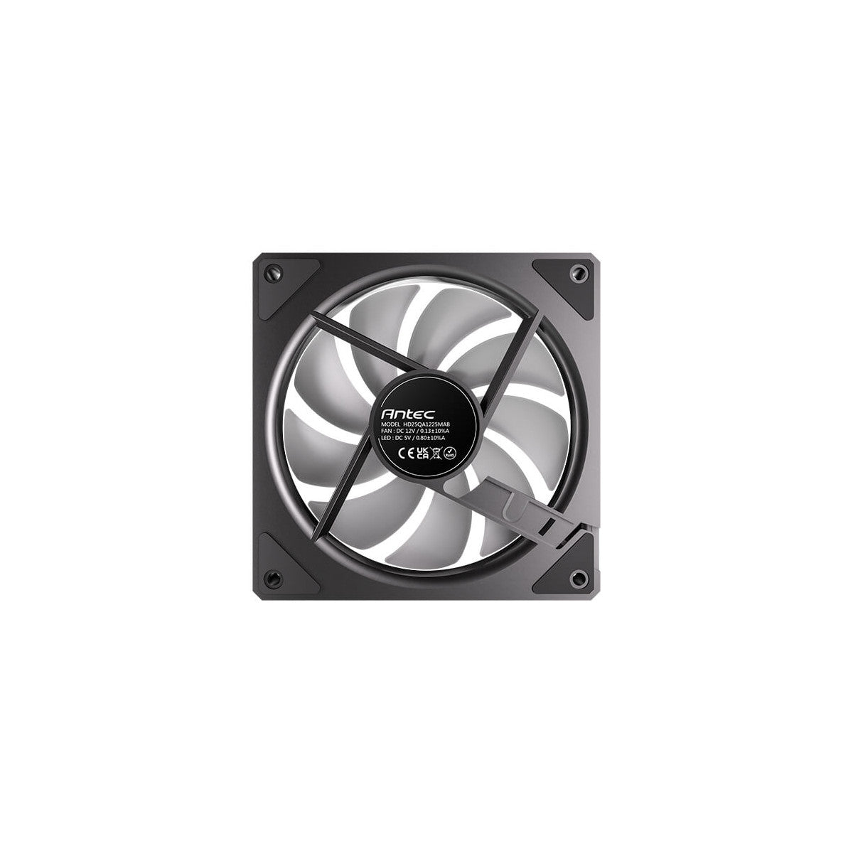 Antec 0-761345-40061-9 sistema di raffreddamento per computer Case per computer Ventilatore 12 cm Nero