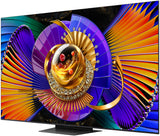 TCL C7L TV 55C7L SQD Mini LED da 55", 4K HDR, 2700 nit, 800 zone di dimming, Google TV, 144Hz, Dolby Vision Atmos, Audio Bang Olufsen