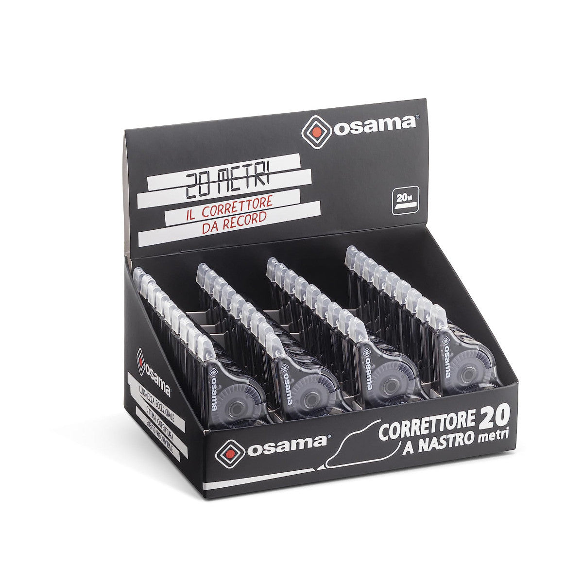 Osama Correttore a Nastro 5mm x 20m - Confezione da 36 Pezzi