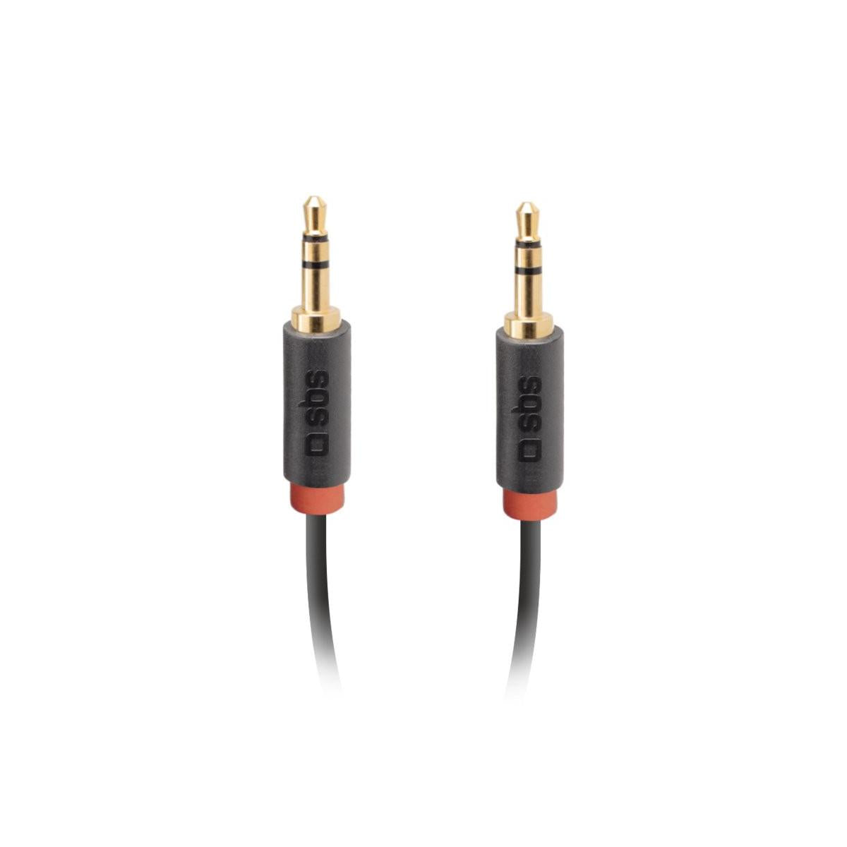 SBS Cavo audio stereo Jack 3.5 mm per cellulari e smartphone