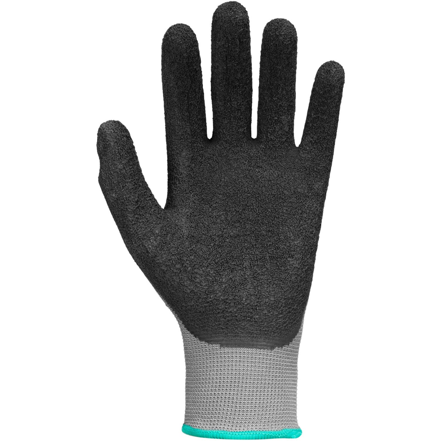 Neri Safety Guanti Da Lavoro Lat-01 In Lattice Schiumato Senza Cuciture Grigio/Nero Tg10 Confezione 12 Pezzi