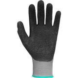 Neri Safety Guanti Da Lavoro Lat-01 In Lattice Schiumato Senza Cuciture Grigio/Nero Tg10 Confezione 12 Pezzi