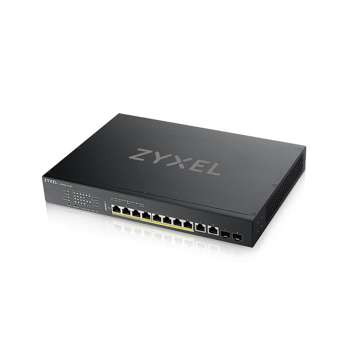 Zyxel XS1930-12HP-ZZ0101F switch di rete Gestito L3 10G Ethernet (100/1000/10000) Supporto Power over Ethernet (PoE) Nero