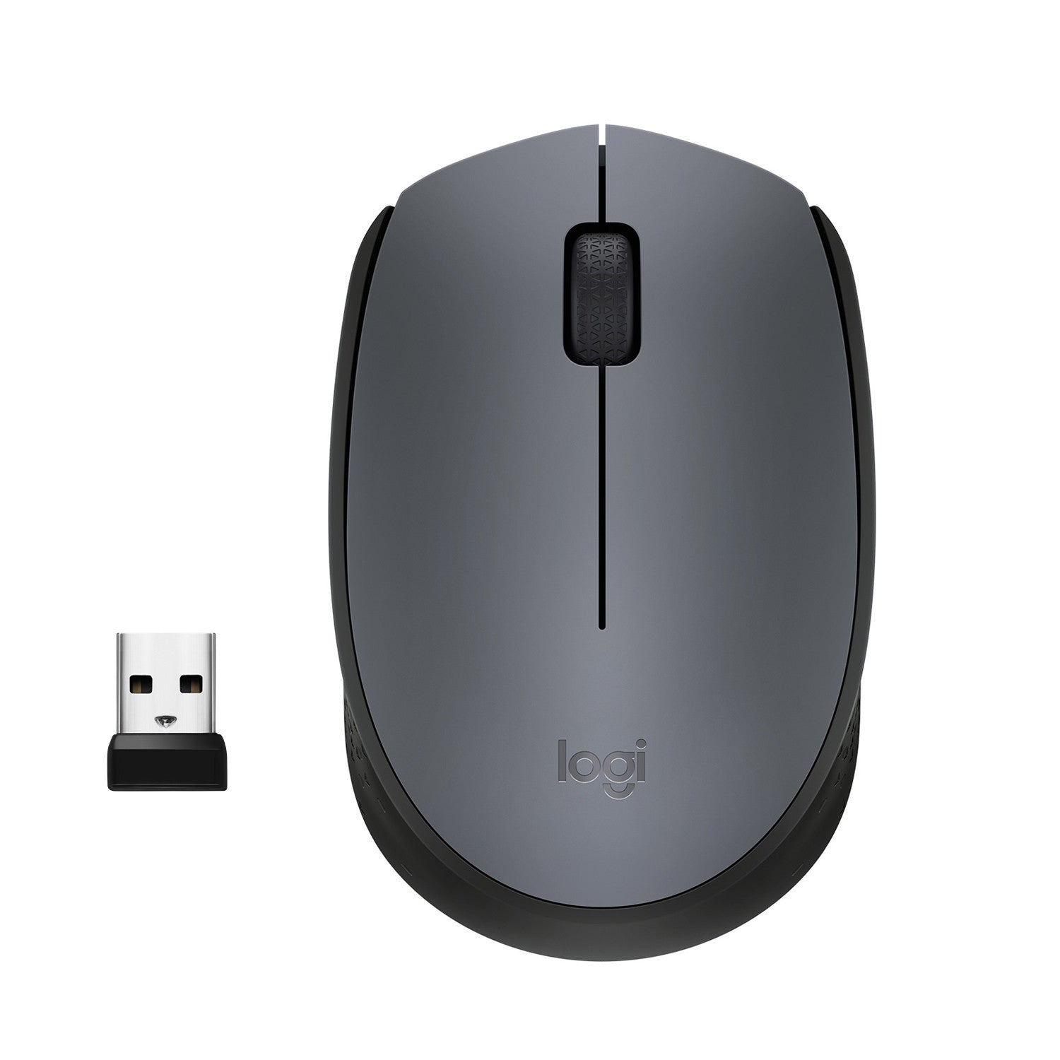 Logitech M170 Grey-K Mouse Ambidestro RF Wireless Ottico 1000 DPI Nero