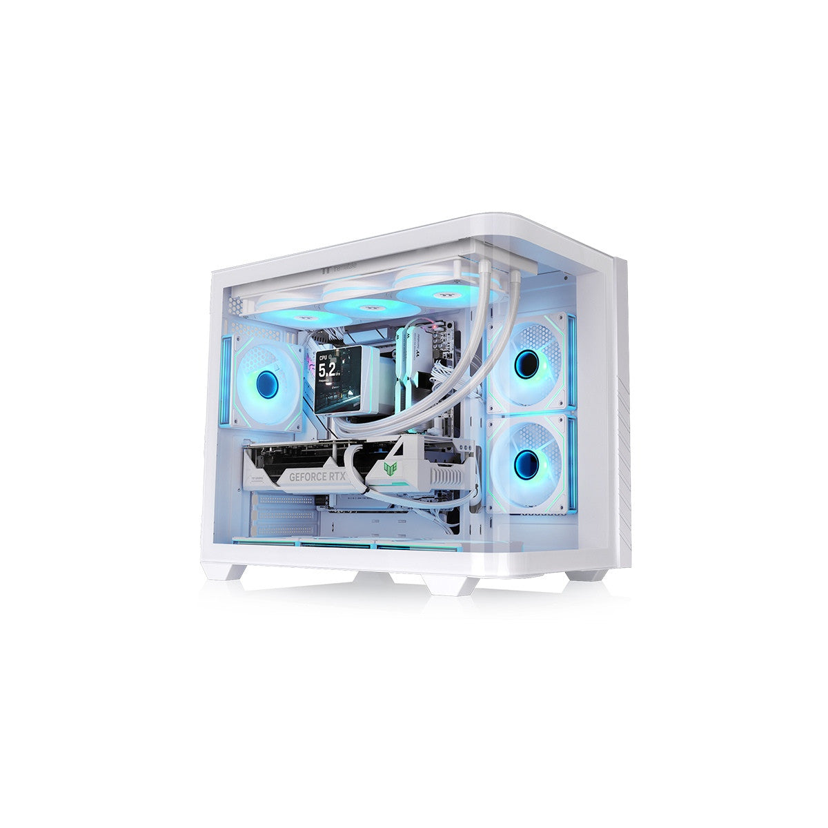 Thermaltake Vision 330 CR ARGB Mid Tower Chassis Midi Tower Bianco