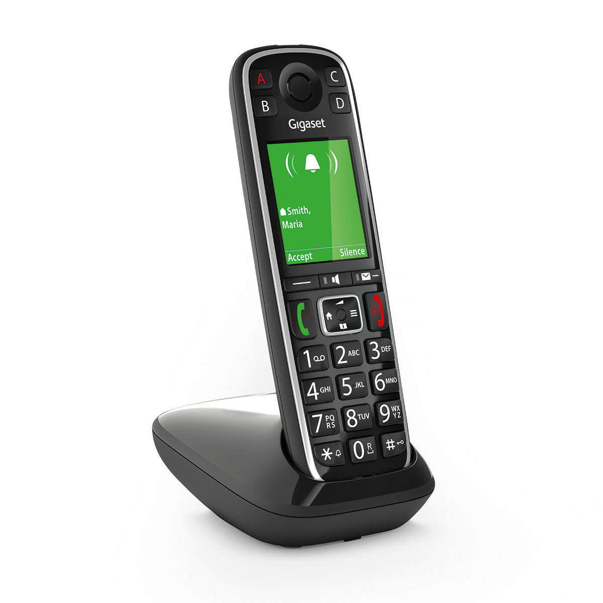 Telefono Analogico Gigaset E720 Identificatore di Chiamata Nero