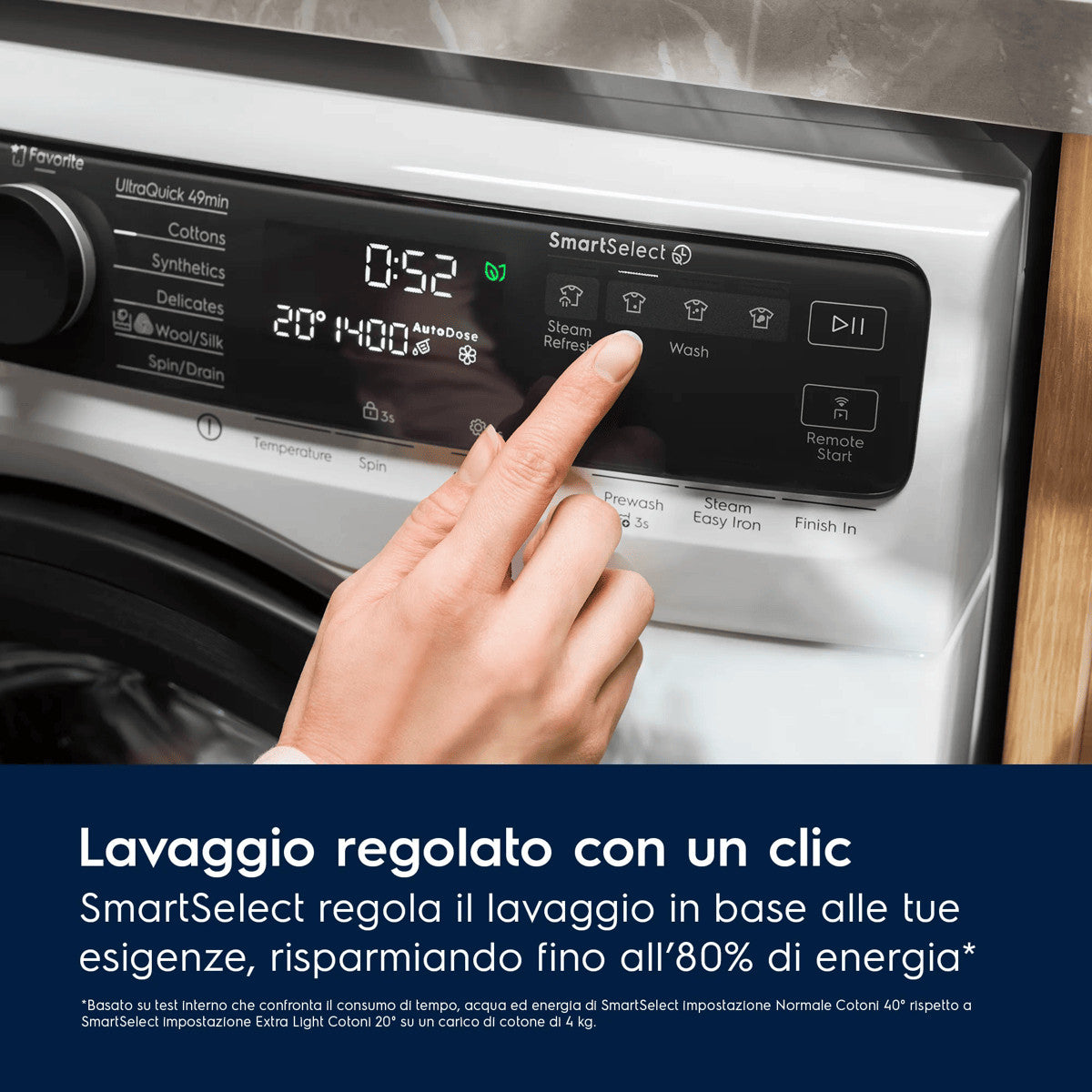 Electrolux Lavatrice Carica Frontale 11 Kg Classe A-5% 1400 Giri MADE IN ITALY EW7F511GQ