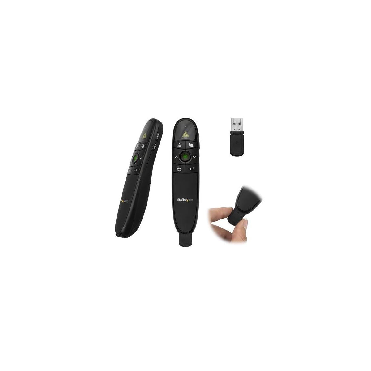 StarTech.com PRESREMOTEG puntatore wireless Nero