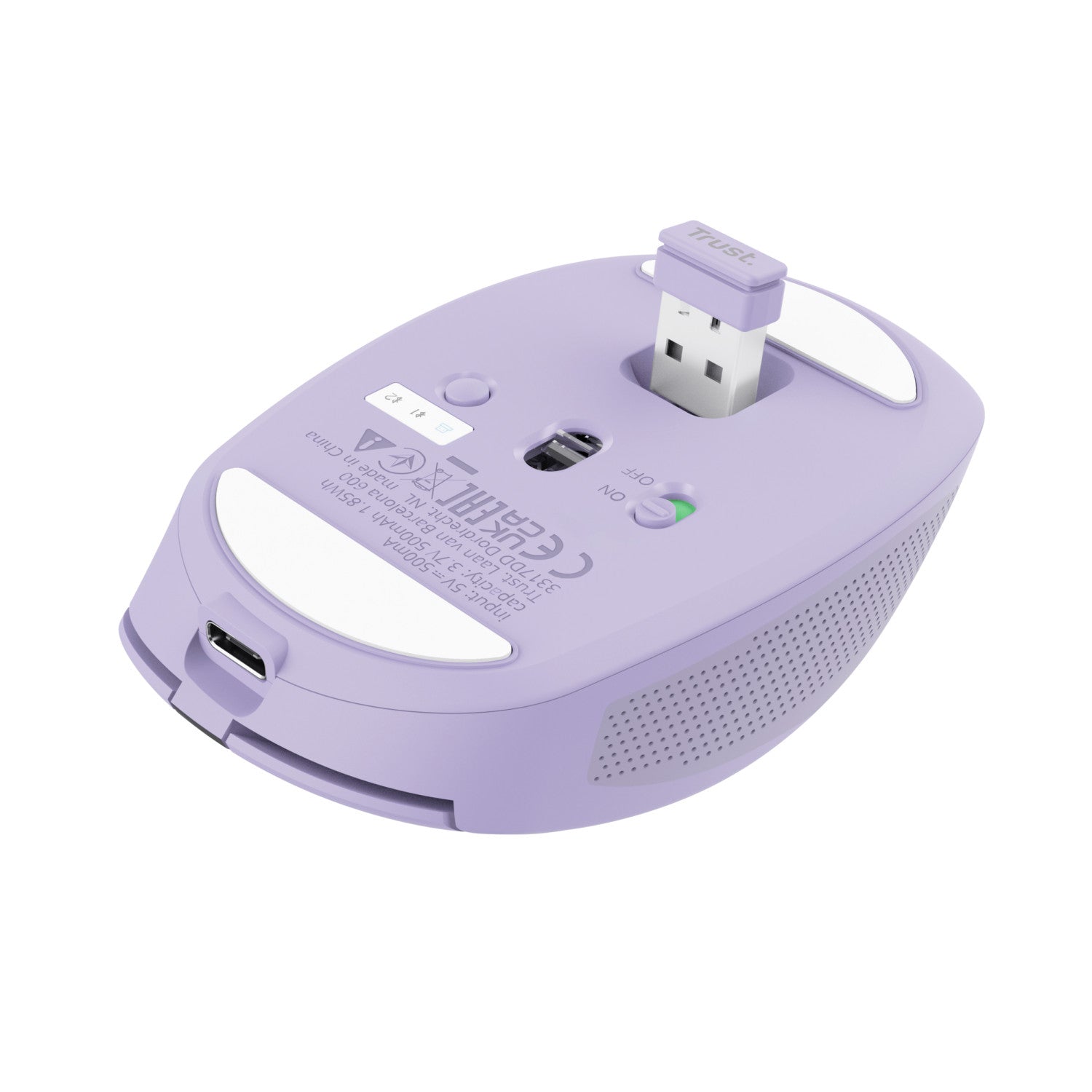 Trust Ozaa mouse Mano destra RF senza fili Bluetooth Ottico 3200 DPI