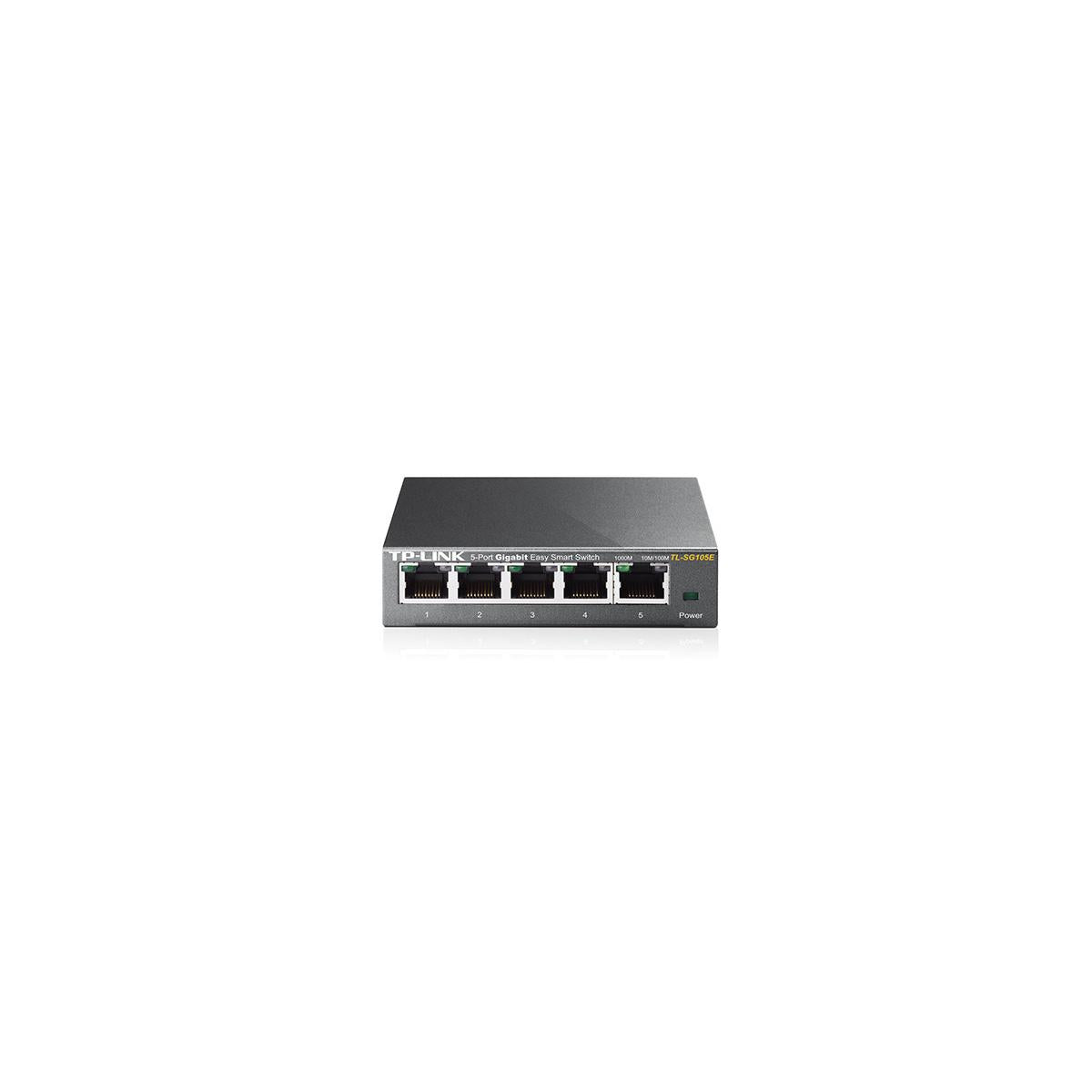 TP-Link TL-SG105E Gestito L2 Gigabit Ethernet (10/100/1000) Nero