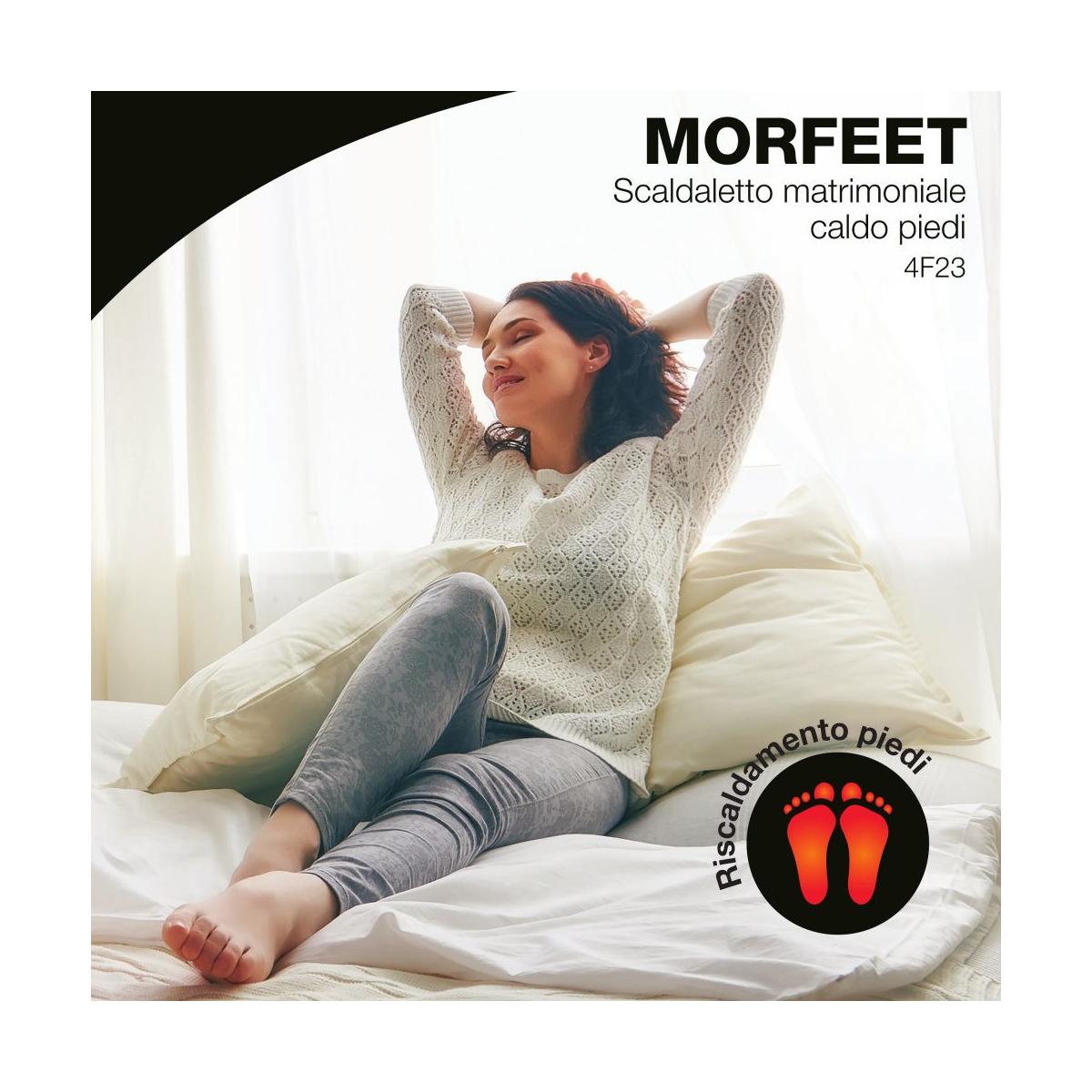Ardes Morfeet Scaldaletto Matrimoniale Misto Lana AR4F23 Caldo Piedi 160 per 160 Cm