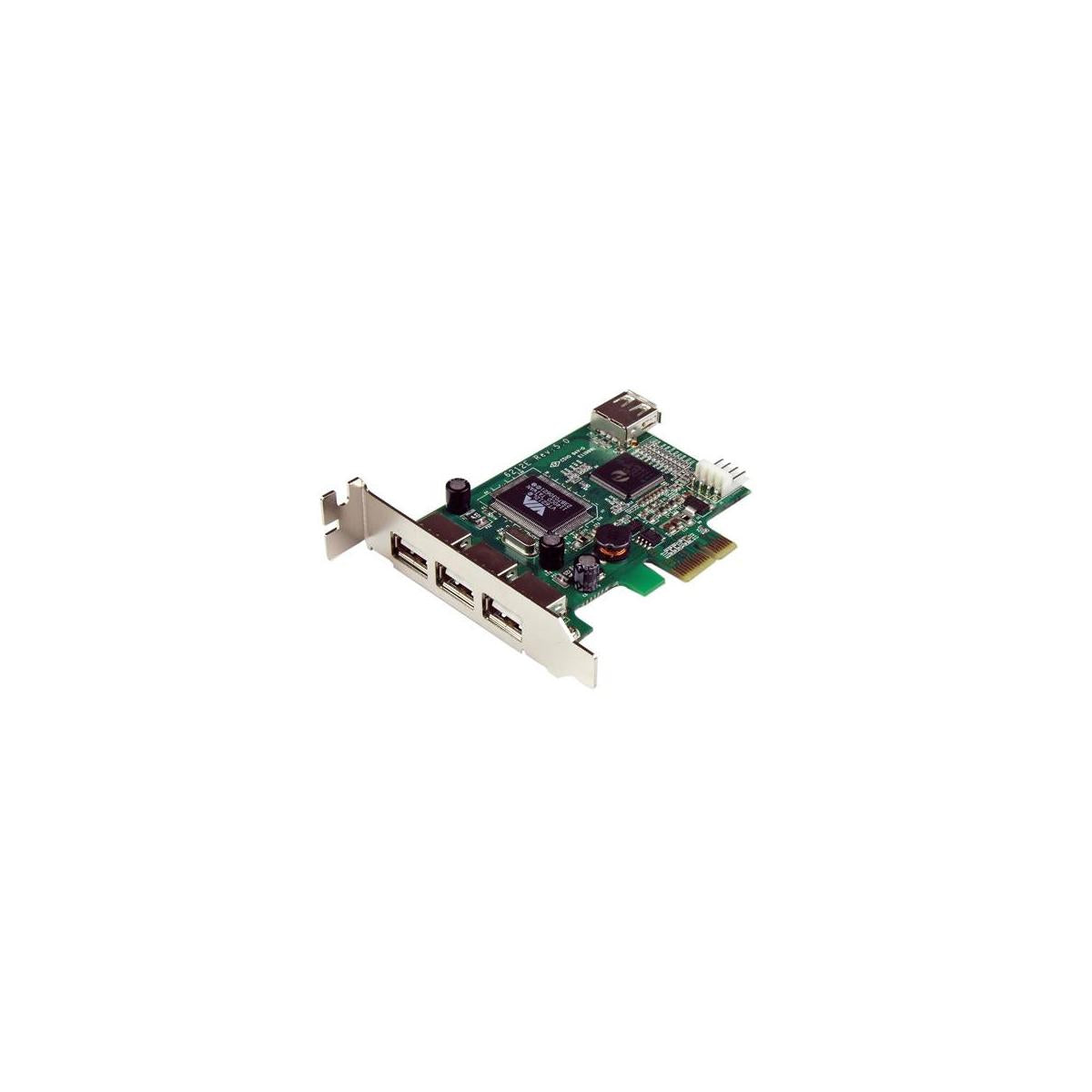 StarTech.com Scheda Pci Express basso prfilo con 4 porte USB 2.0 ad alta velocità