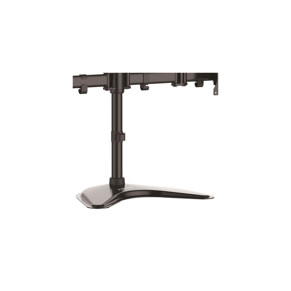 StarTech.com ARMBARQUAD supporto da tavolo per Tv a schermo piatto 68,6 cm (27") Nero Scrivania