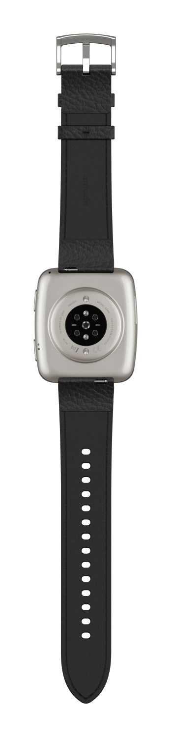 Amazfit Active 2 Square secondo cinturino rosso in silicone Vetro zaffiro con display AMOLED Pagamento contactless 5 sistemi satellitari mappe offline Durata della batteria fino a 10 giorni