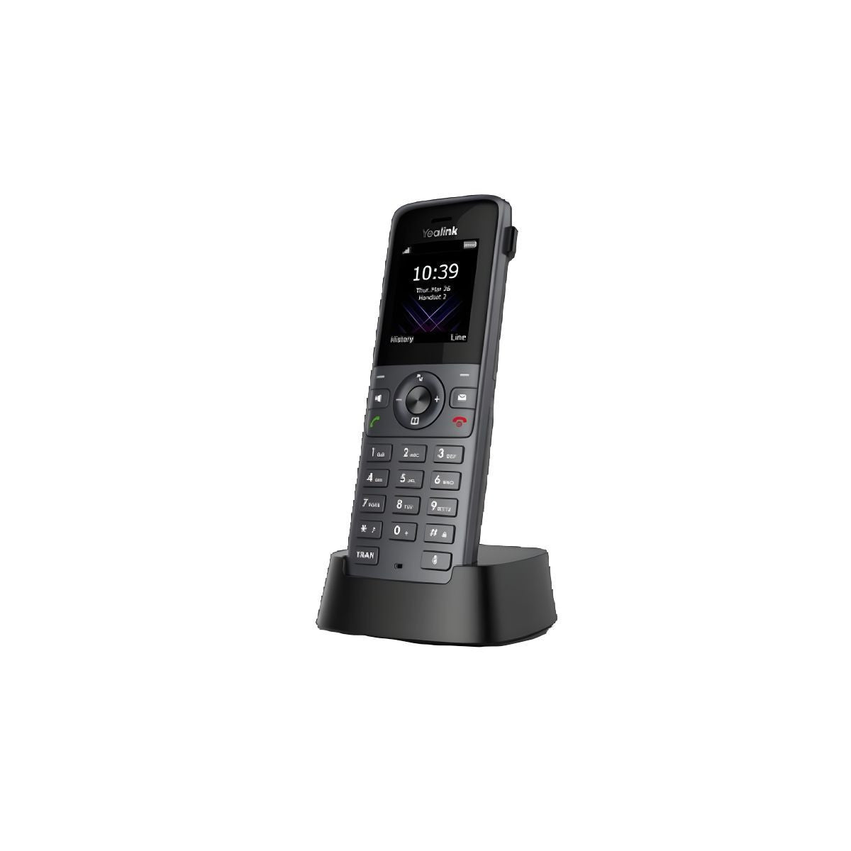 Yealink W74H Ricevitore Cordless Aggiuntivo DECT con Bluetooth e Display LCD 1.8"