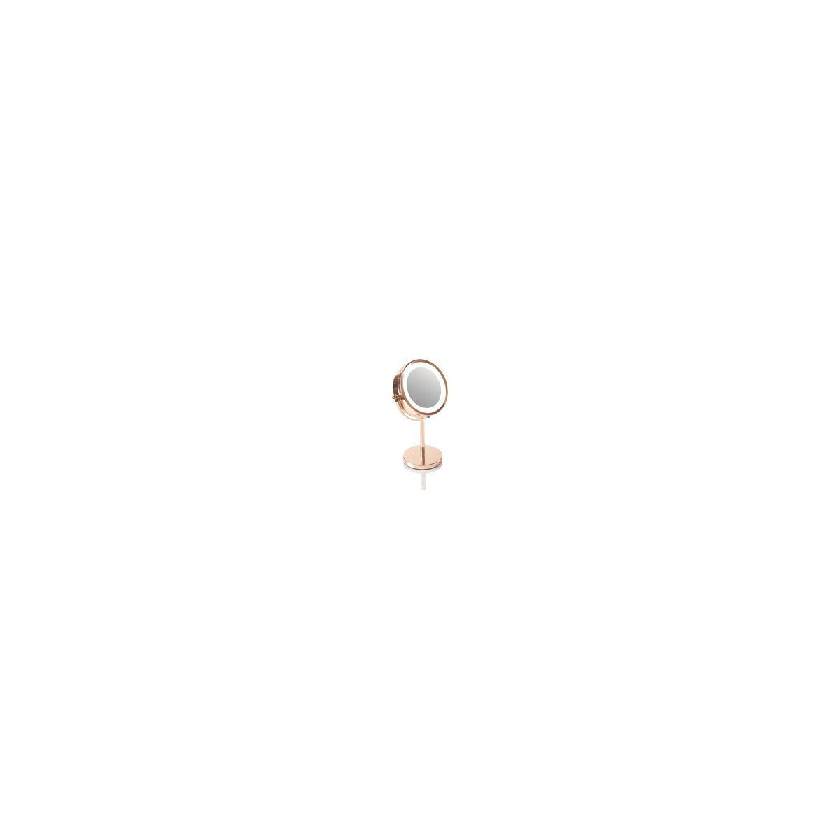 Rio MMST specchietto per trucco Libera installazione Ovale Rose Gold