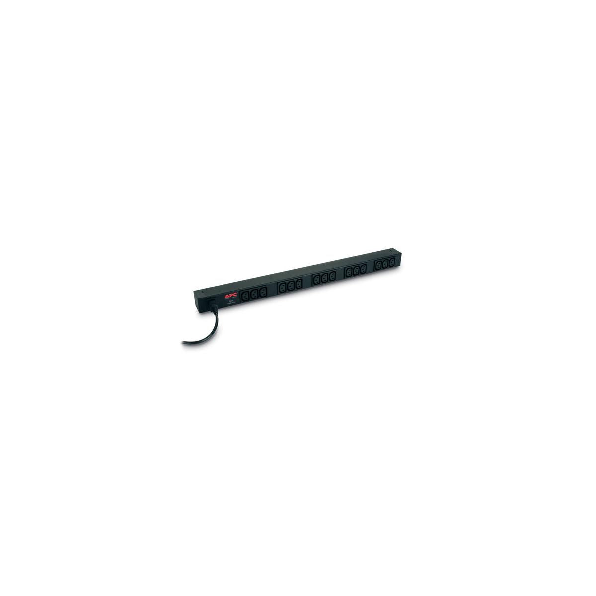 APC RACK PDU BASIC ZERO U 10A 230V unità di distribuzione dell'energia (PDU) 15 presa(e) AC 0U Nero