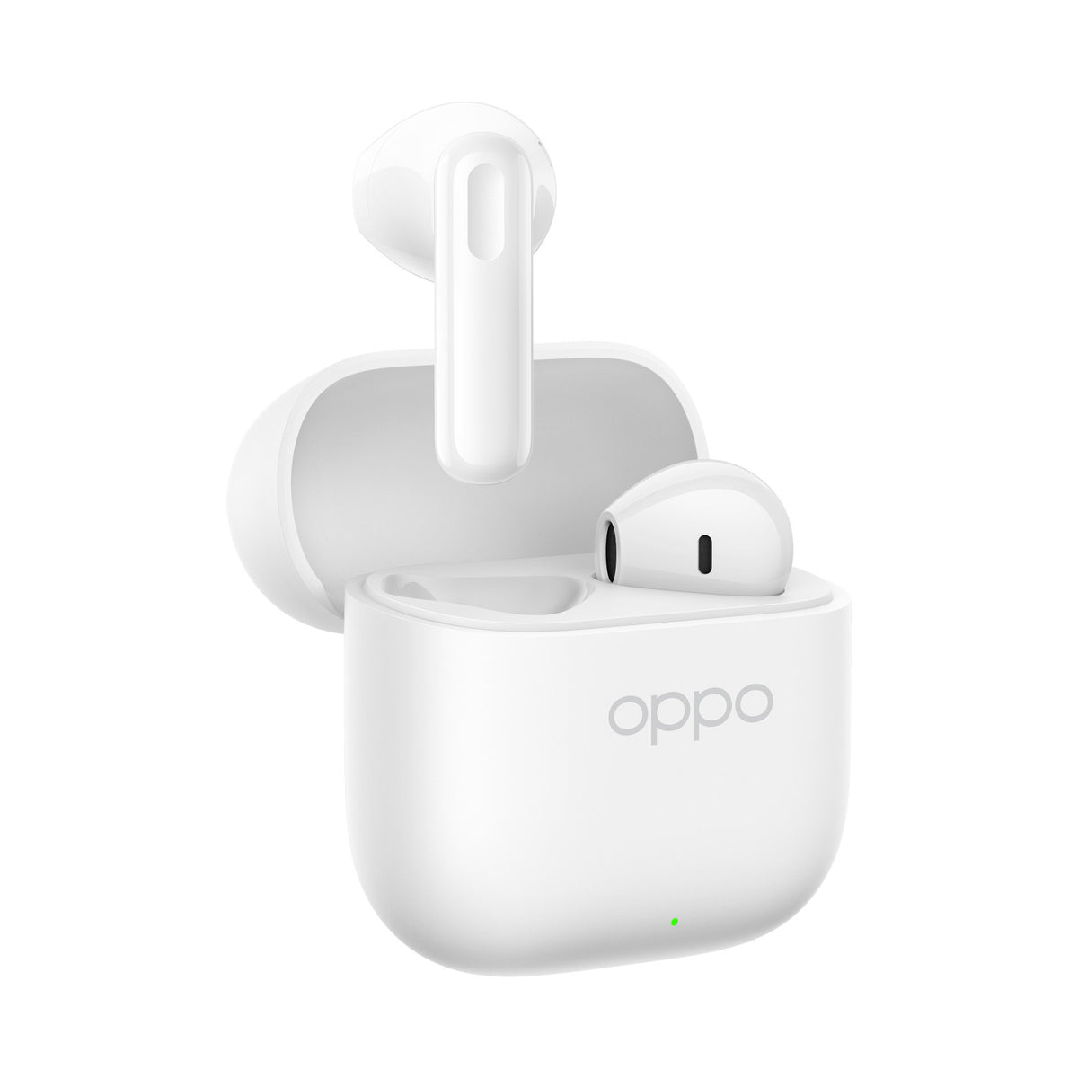 OPPO Enco Buds3 Auricolari True Wireless, 42h di Autonomia, Driver Dinamico da 12.4mm, BT 5.4, Controlli Touch, Cancellazione rumore passiva, Android e iOS, IP55, Versione Italiana , Bianco