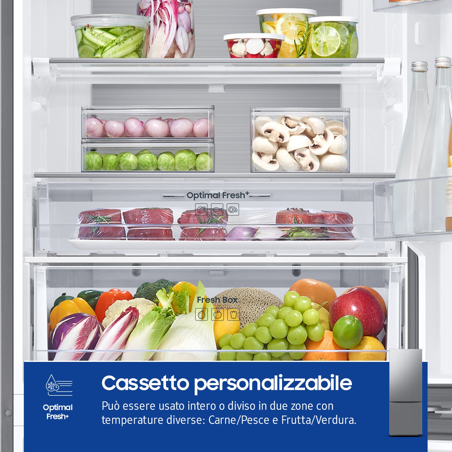 Samsung RB53DG706CS9 Libera installazione 538 L C Metallico