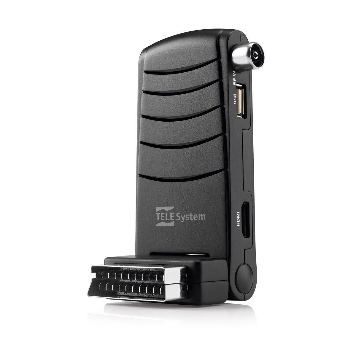 Telesystem Decoder Digitale Terrestre Zapper Dvb T2 Nero