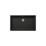 Schock VASCHE BROOKLYN N100XLU NERO ASSOLUTO 13 Lavello montato su piano Rettangolare