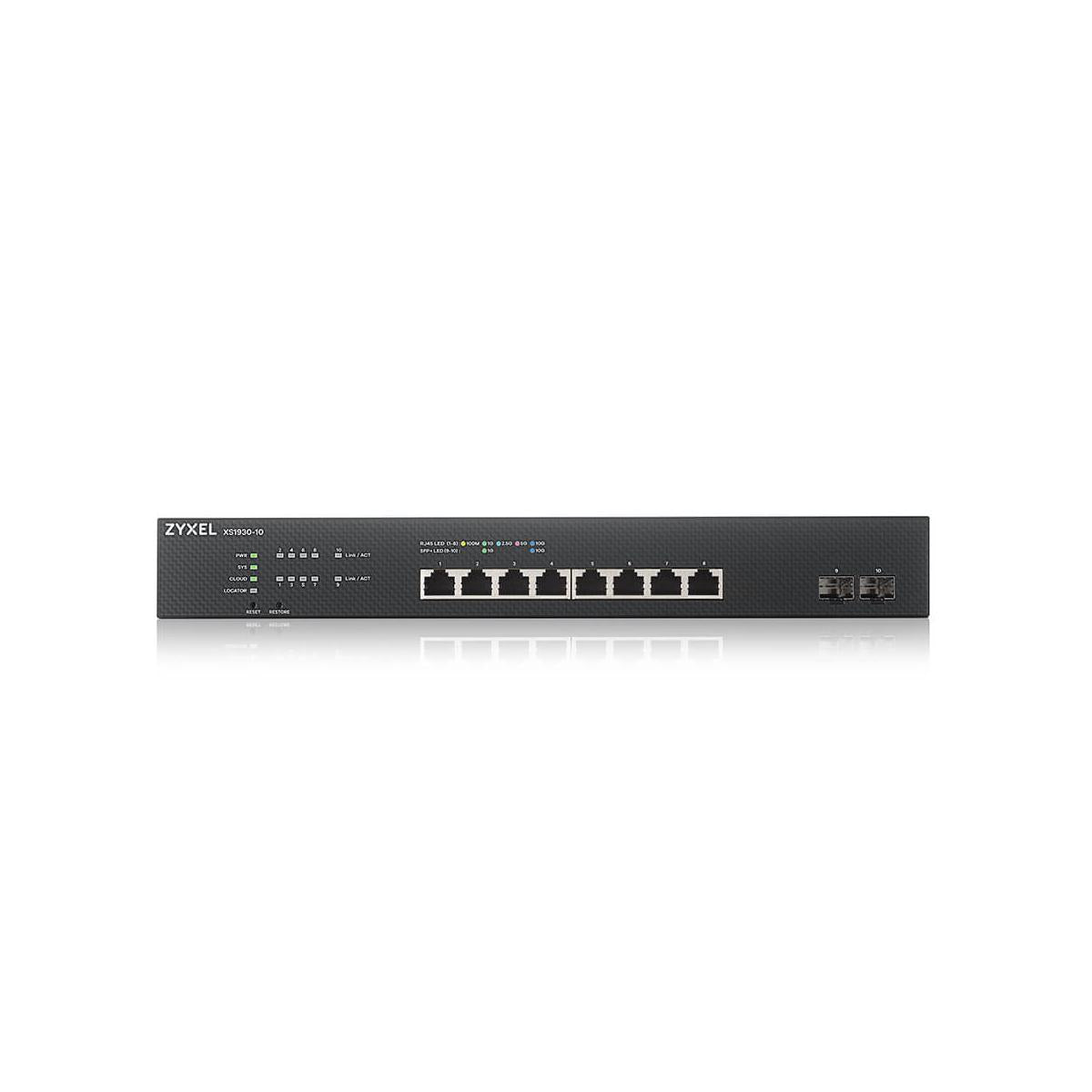 Zyxel XS1930-10-ZZ0101F switch di rete Gestito L3 10G Ethernet (100/1000/10000) Nero
