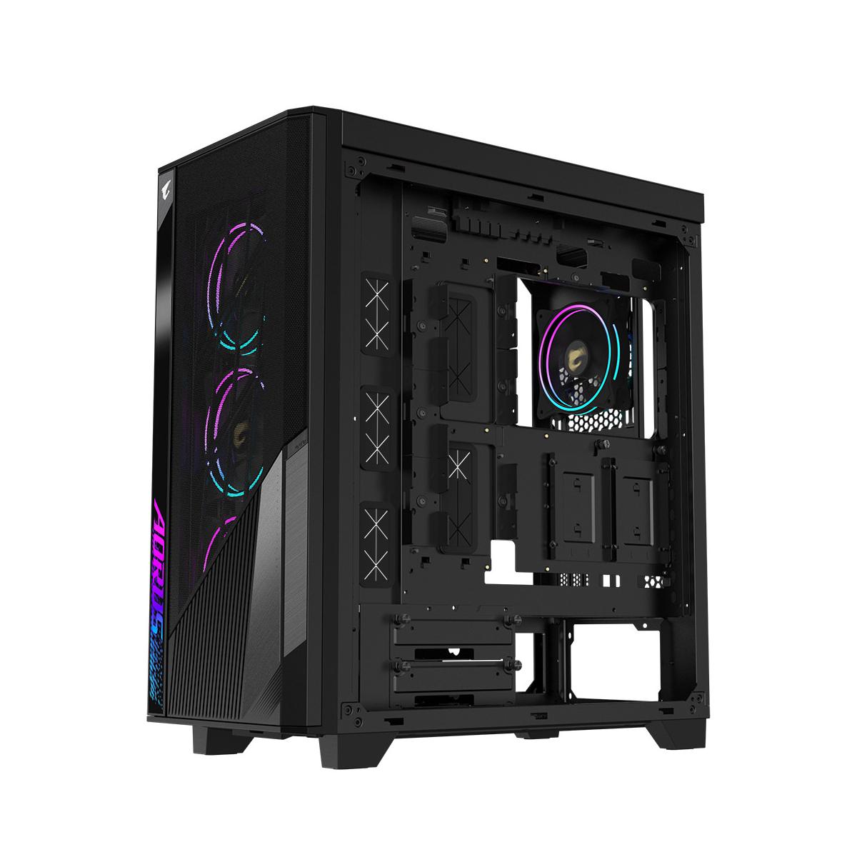 GIGABYTE GB AC500G ST computer case Midi Tower custodia da gioco Nero