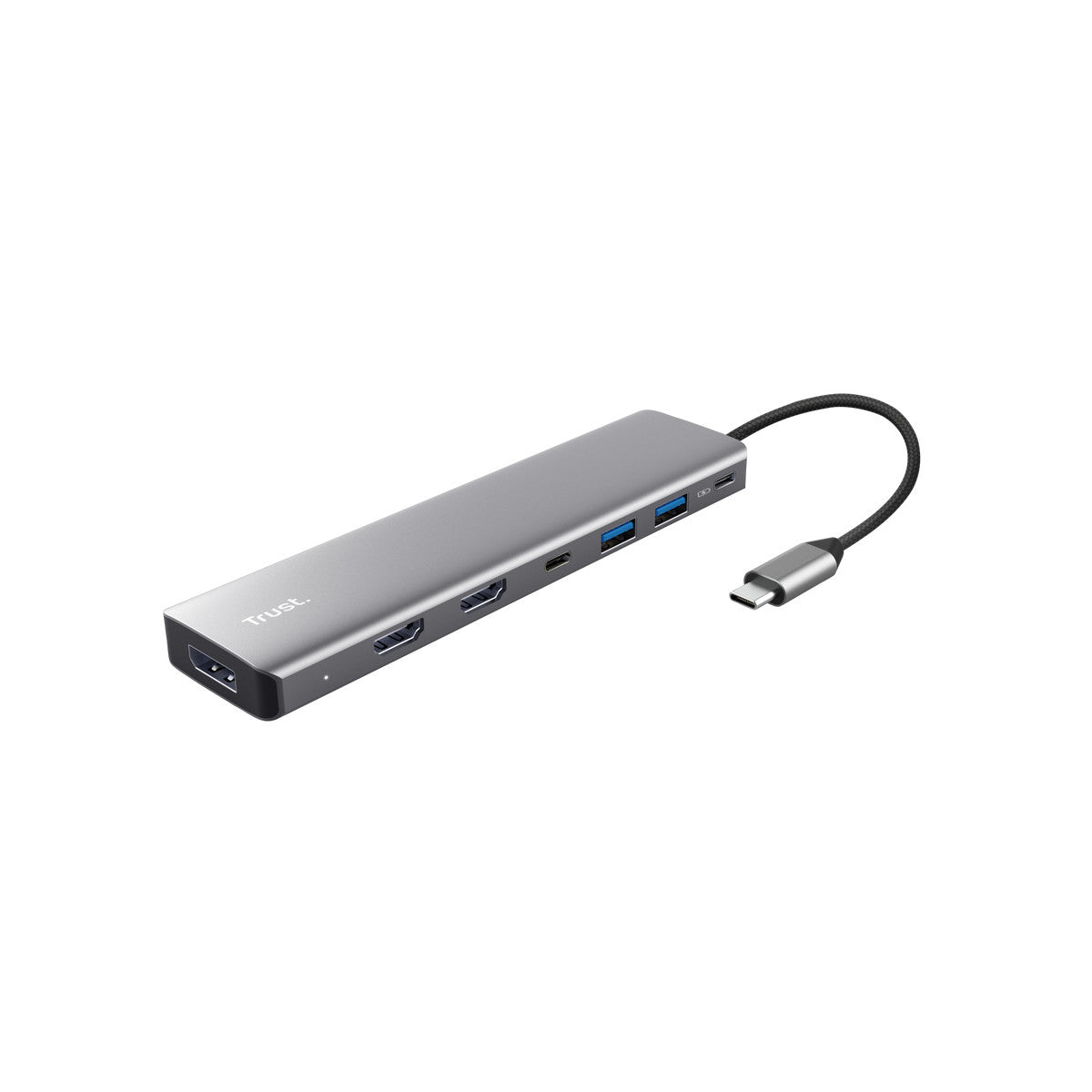 Trust 25661 hub di interfaccia USB tipo-C Alluminio