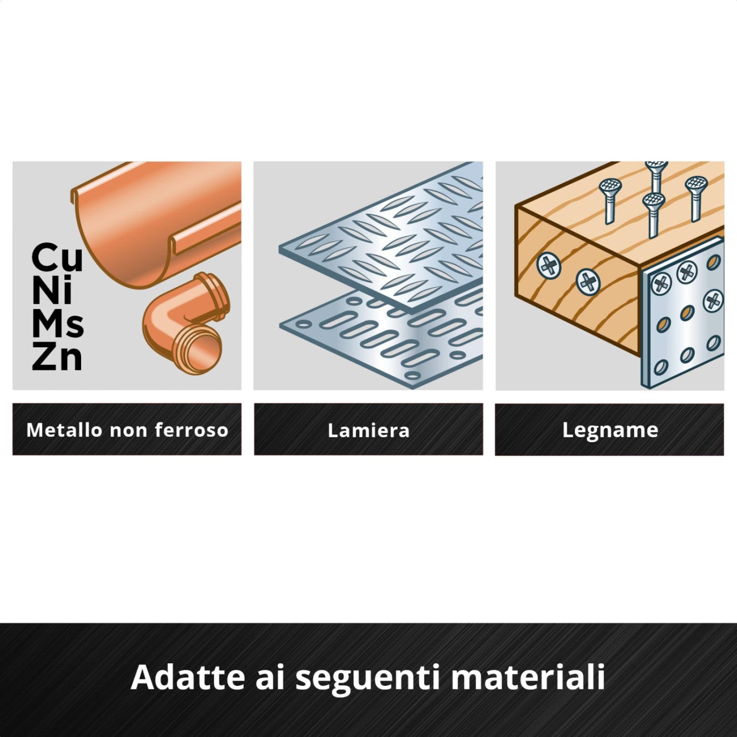 Einhell Lama Da Taglio A Tuffo Bimetallo Per Metallo E Legno Ø 88 Mm - Finitura PTFE, Cambio Rapido, Compatibile Con Multiutensili