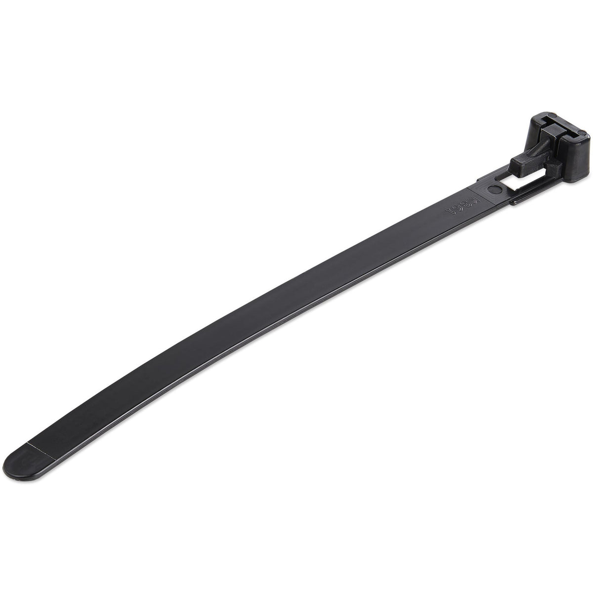 StarTech.com Fascette fermacavo riutilizzabili da 12 cm - 7 mm di larghezza, 30 mm di diametro del fascio e resistenza alla trazione 22 kg, fascette di nylon per interni/esterni, Omologati 94V-2/UL, 100 pezzi - nero