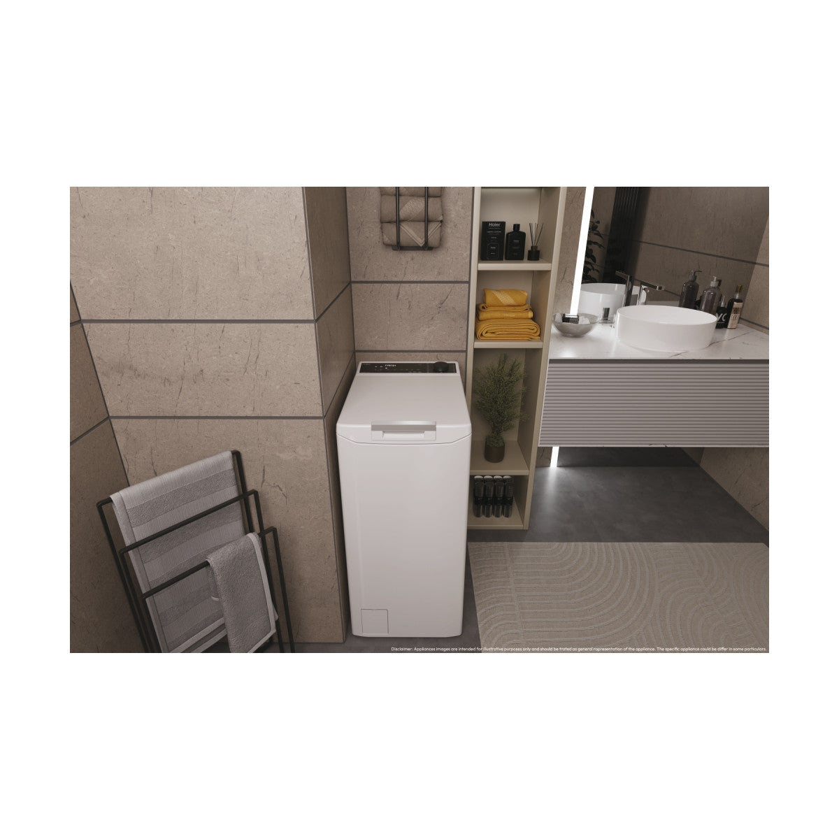 Haier THASN266TM5-S lavatrice Caricamento dall'alto 6 kg 1200 Giri/min Bianco