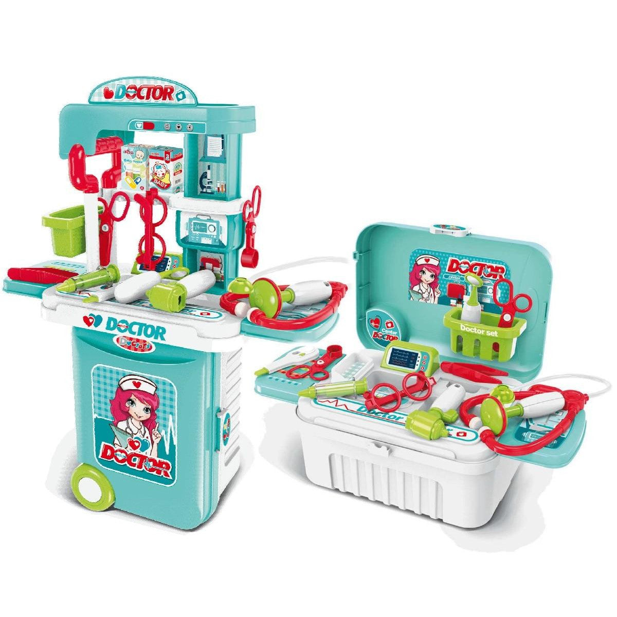 VILLA GIOCATTOLI 7650 set da gioco Trolley Mr Doc