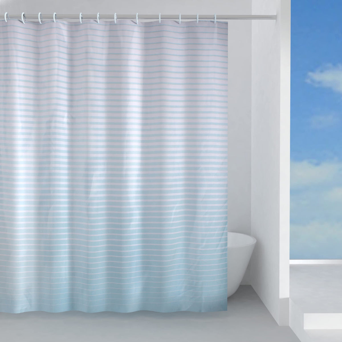 Gedy Tenda Da Doccia Orizzonti 120x200 Cm Celeste