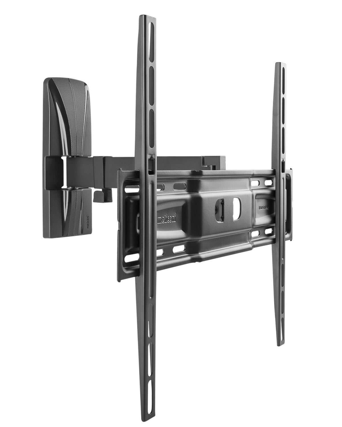 Meliconi SlimStyle Plus 400 SR Supporto da Parete per Tv Monitor 40 a 82 Pollici Nero