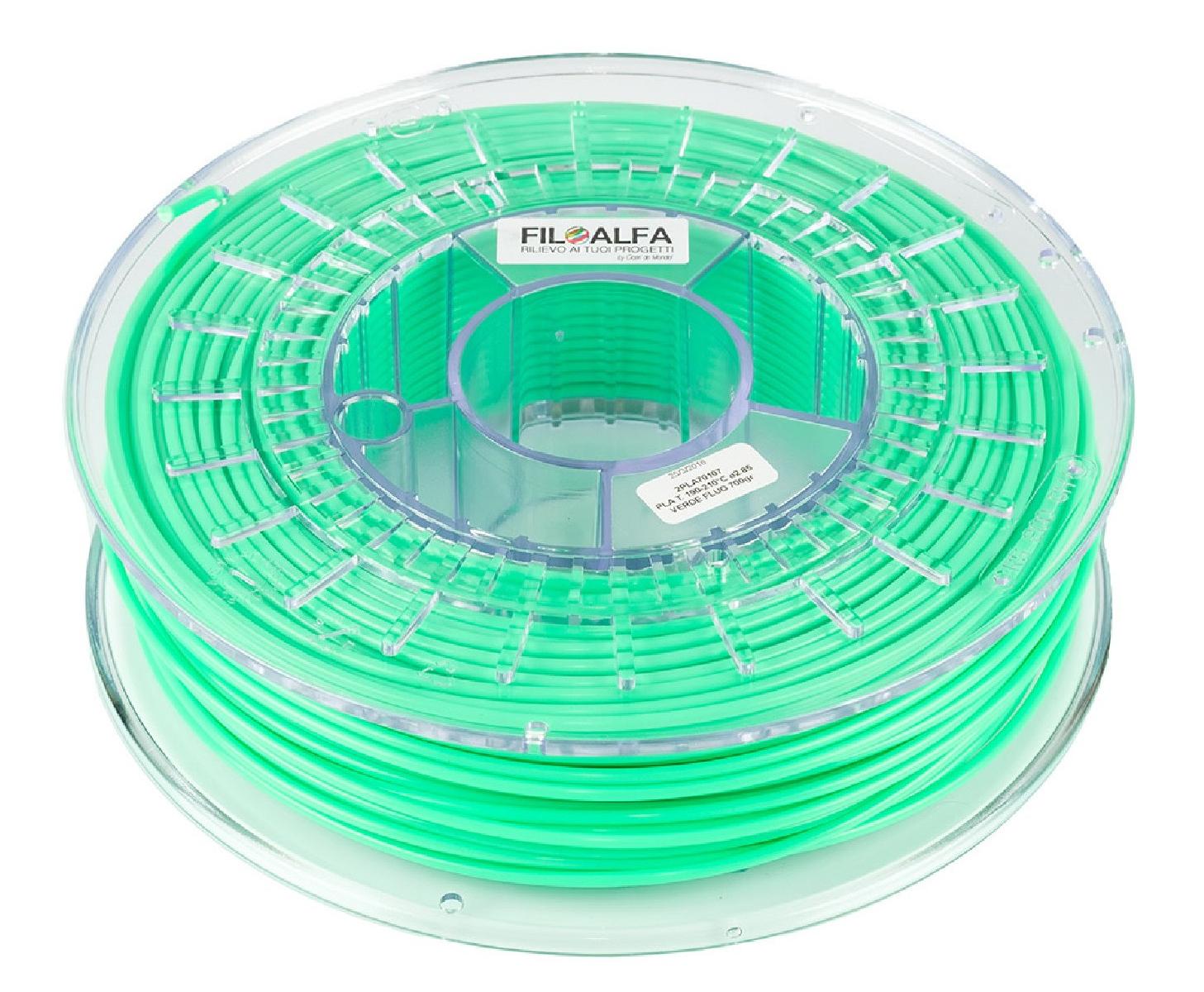 FILOALFA 2PLA70107 materiale di stampa 3D Acido polilattico (PLA) Verde 700 g