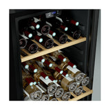 Cavist CAVC122 cantina vino Cantinetta termoelettrica Libera installazione Nero, Acciaio inox 122 bottiglia/bottiglie