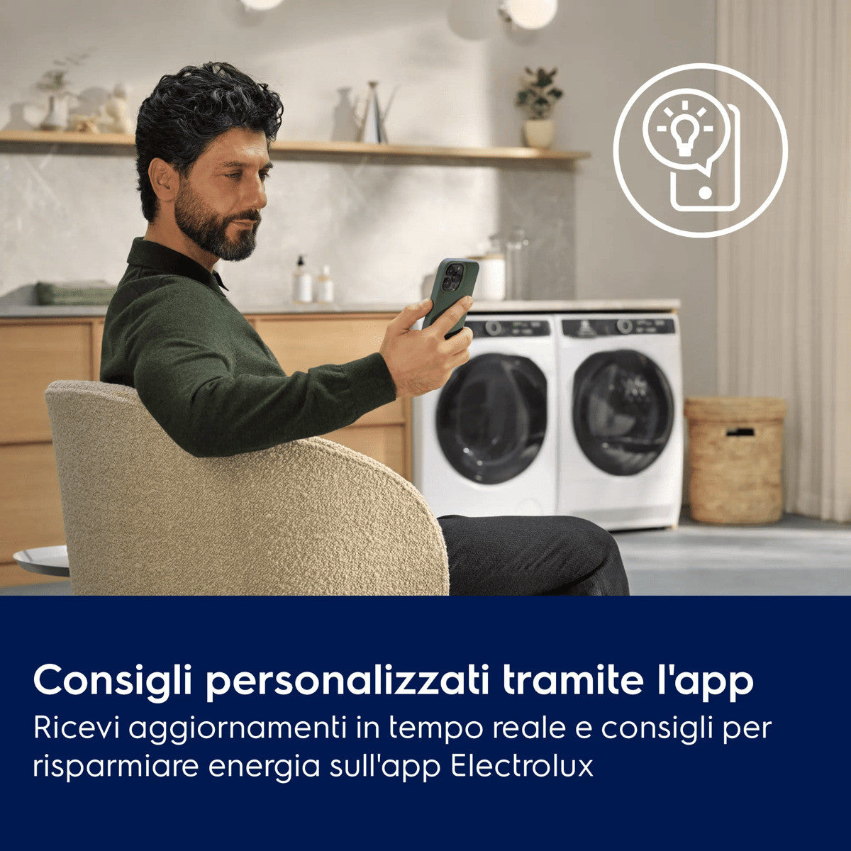 Electrolux Lavatrice Carica Frontale 11 Kg Classe A-5% 1400 Giri MADE IN ITALY EW7F511GQ