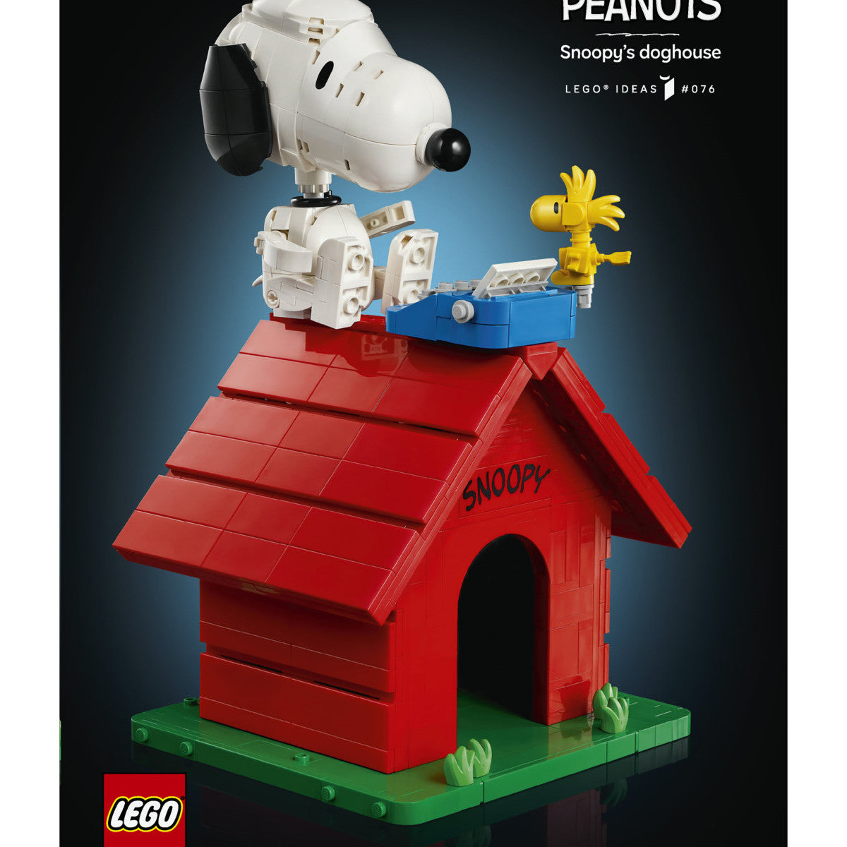 Lego Ideas 21368 Peanuts: La Cuccia Di Snoopy, Kit Modellismo Da Esposizione Per Adulti Con Personaggi Di Snoopy E Woodstock