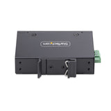 StarTech.com Switch di Rete Industriale non gestito a 5 porte, 100/1000 Ethernet, montaggio su guida DIN/parete, Switch Gigabit IP30 robusto, -40 - 75 C, 9 60V CC, TAA