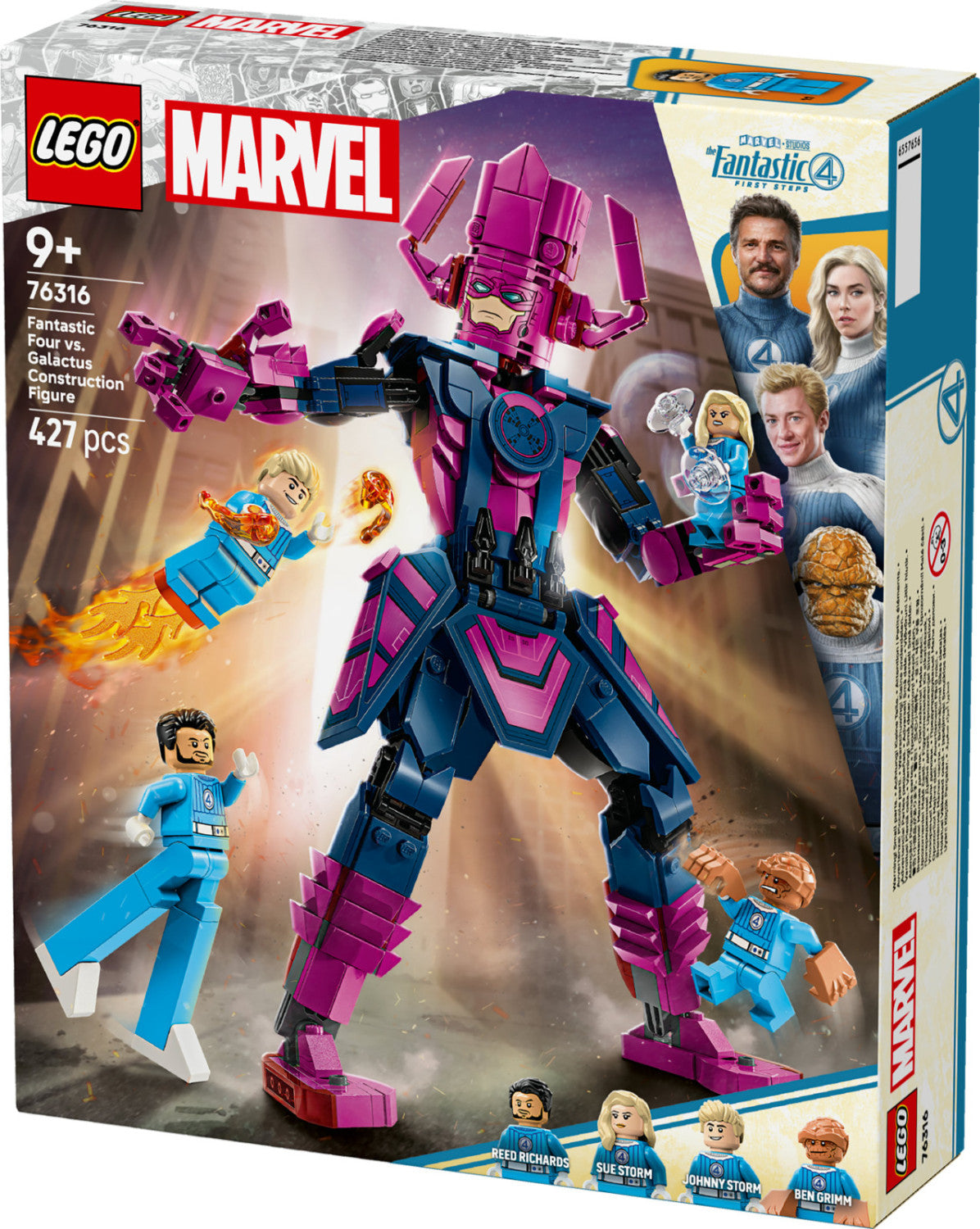 LEGO Marvel Fantastici Quattro vs Galactus 76316 Set Costruzione 427 Pezzi 9