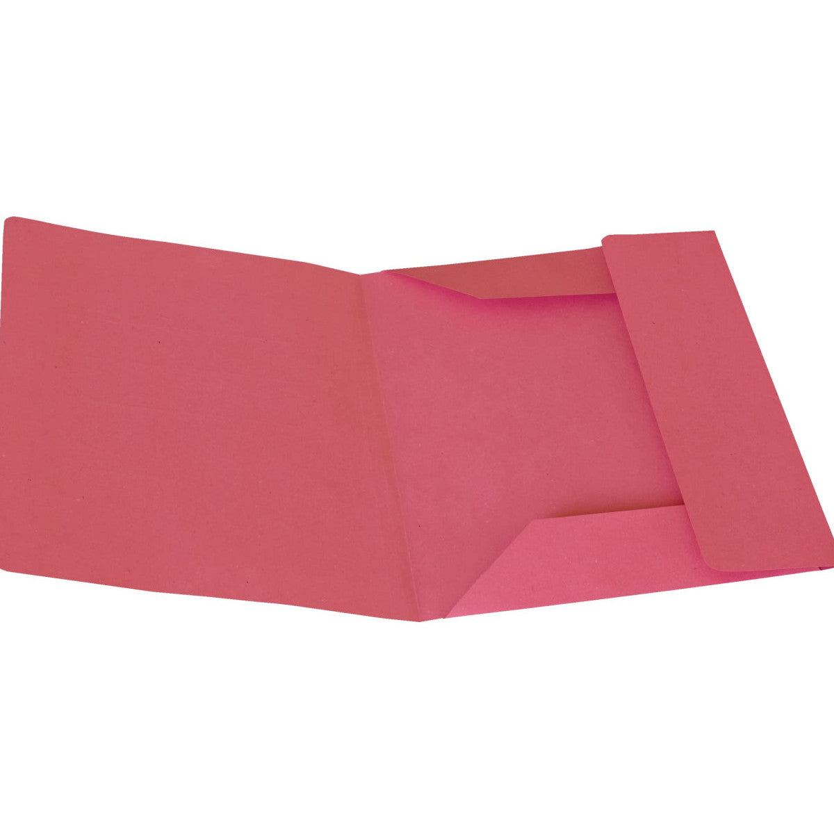 Fraschini Cartelline a 3 Lembi in Cartoncino Manilla Rosso Formato A4 - Confezione da 50