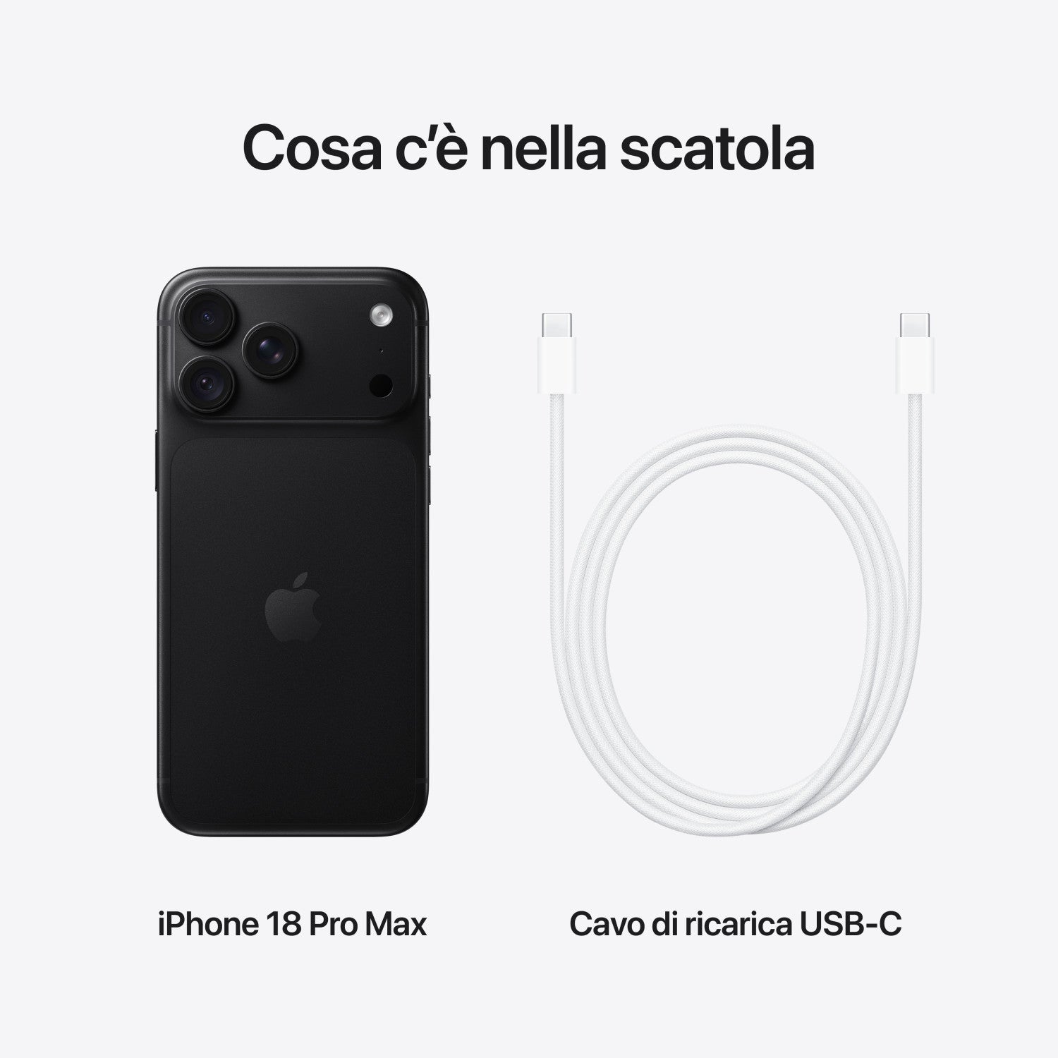 Apple iPhone 18 Pro Max 256GB Nero