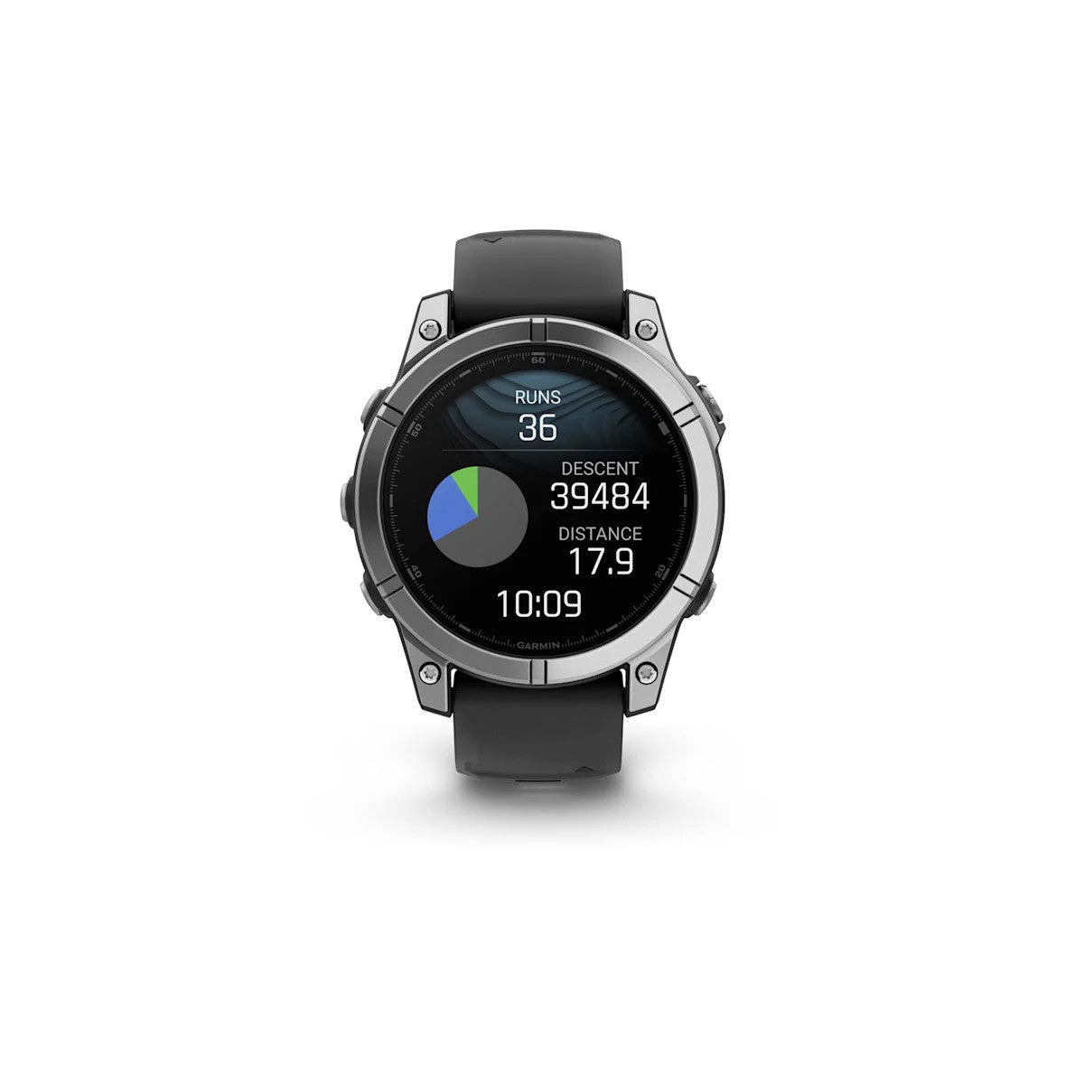 Garmin Fenix E 3,3 cm (1.3") AMOLED 47 mm Digitale 416 x 416 Pixel Touch screen Acciaio inox Wi-Fi GPS (satellitare)